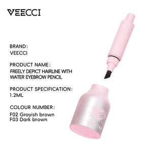 Crayon eyeliner à main gratuite pour cils inférieurs Crayon à sourcils à l'eau avec tubes en plastique - Product Image 6