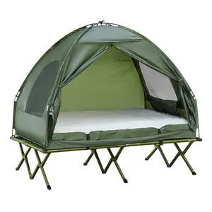 Double Tent For Outdoor Camping Rain Proof Tent For Camping Thickened Double Layer Cold Proof Fishing Camping Cot Tent