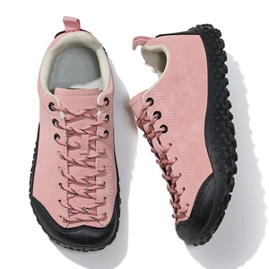 Zapatos Deportivos Unisex para <span class=keywords><strong>Senderismo</strong></span>, Estilo Alemán |   <span class=keywords><strong>Zapatillas</strong></span> de Deporte Impermeables Antideslizantes con Parte Superior de Cuero para Otoño, para Pies Anchos, Estilo Descalzo, Tallas Grandes - Product Image 4