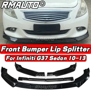<b>For</b> Infiniti G25 G37 2004-2013 Carbon Fiber <b>Car</b> Front Bumper Splitter Spoiler Lip <b>Diffuser</b> Bumper Guard G25 G37 Lip Body Kit - Product Image 5