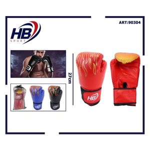 Gants de boxe Flame J-19 pour adultes, tricolores, pour l'entraînement et la compétition - Product Image 3
