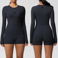 OEM Nylon Gym Fitness Set One Piece Yoga Wear Sportswear One Piece Bodys Femmes Dos Nu Barboteuses Combinaisons