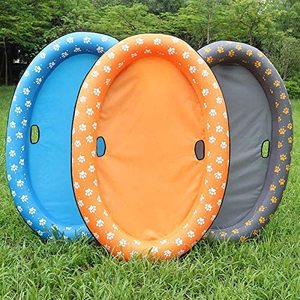 Inflatable Dog <strong>Pet</strong> Pool Float Doggie Floating <strong>Raft</strong> Puppy Swimming Pool Toy <strong>Raft</strong>