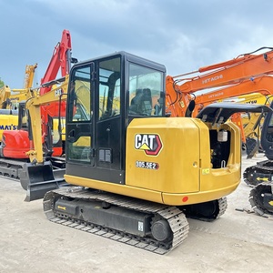 Mini-excavatrice sur chenilles Caterpillar 305.5E2 d'occasion, 5,5 tonnes, d'origine japonaise, machine de construction d'occasion - Product Image 4