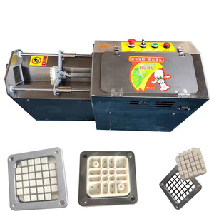 Stainless Steel Electric French Fries <b>Cutter</b> 220V <b>Vegetable</b> Processing Machine For Potato Cutting With Motor And Control Panel - Product Image 4