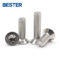A4-70 en acier inoxydable 2507 18-8 douille Torx 6 lobes douille Torx ultra faible Csk tête plate hexalobulaire vis Torx à tête fraisée