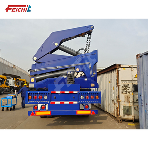 Sidelifter מודולרי 37 טון מיכל מעלית בצד חצי טריילר 20ft מעמיס בצד מיכל מעלית משאית למכירה - Product Image 3