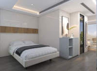 Maison capsule spatiale préfabriquée mobile moderne de luxe avec mécanisme de docking, respectueuse de l'environnement, pour habitation et bureau
