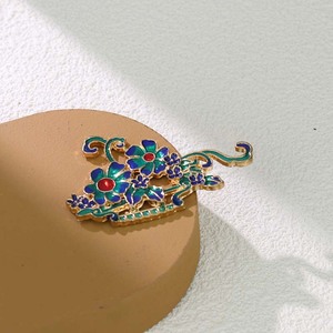 Accessoires en métal en alliage à motif floral pour couronne de mariée, bijoux DIY, style antique, Printemps 2025 - Product Image 3