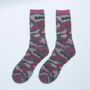KTS498 – chaussettes <span class=keywords><strong>de</strong></span> Camouflage en laine pour hommes et femmes, <span class=keywords><strong>de</strong></span> couleur rose, verte et noire, idéales pour le <span class=keywords><strong>travail</strong></span> en plein air - Product Image 4
