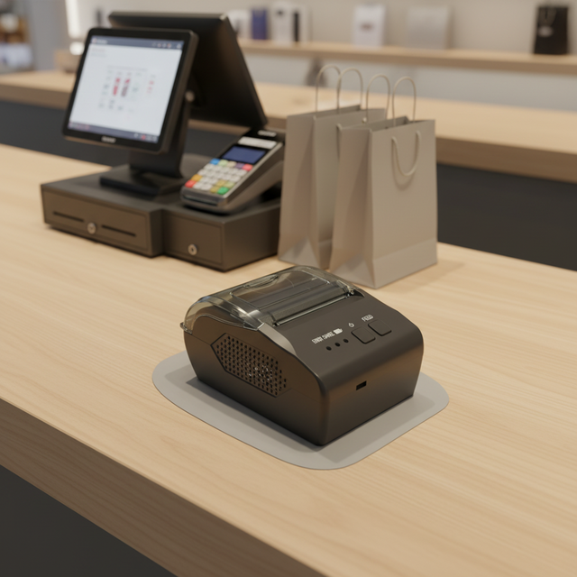 ZJ POS5810 Portable Wireless Mini Hand Thermal Printer Bill Pocket Machine With BT Support for Receipt Invoice Paper Printing