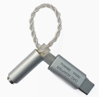Adaptateur audio HiFi Type-C vers 3,5 mm, convertisseur DAC numérique sans perte en cuivre monocristallin, avec contrôle filaire des appels pour téléphones