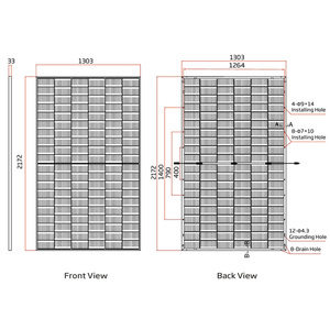 โมดูลแสงอาทิตย์แบบสองด้านของ Trina TSM-DEG20C.20 585-605W 585W 590W 595W 600W Vertex 605W Vertex dual biefacial PERC ในเซี่ยงไฮ้ - Product Image 6