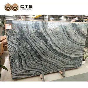 Fair Indoor Flooring Decoration Customized Wholesale Cheap Price Polished Black Forest Marble