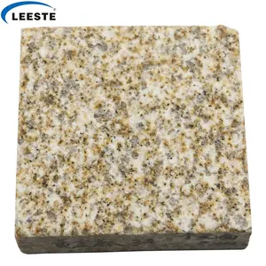 Chinese Cheap Golden Beige Yellow Misty Granite Slab For Floor Staircase