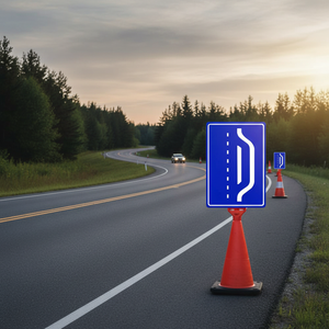 Señal de Tráfico Reflectante B-62, Tablero de Información de Seguridad para Uso en Carreteras - Product Image 3