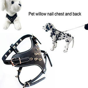 <span class=keywords><strong>Harness</strong></span> Anjing Model <span class=keywords><strong>Spiked</strong></span> Terbaru, Tali Dapat Disesuaikan, Bahan PU Tahan Lama, Desain Fashionable dan Bernapas - Product Image 3