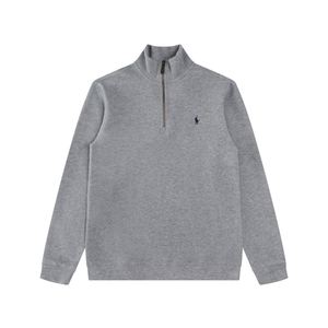 Camiseta de Media Cremallera de Marca de Lujo de Alta Calidad, Estilo Polo, Moda Masculina, Bordado Paul, Suéter Casual de Punto - Product Image 4