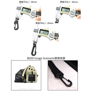 360 Degree Rotating Hook For Pet <b>Backpacks</b> 20mm 26mm 38mm POM Material Dog <b>Cat</b> <b>Carrier</b> Accessory - Product Image 3