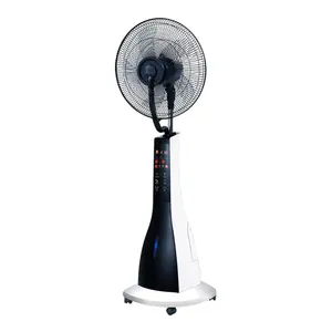 Ventilatore per nebulizzazione d'acqua con telecomando per interni ricaricabile, ventilatore portatile per nebulizzazione con acqua, ventola di raffreddamento ad acqua per aria di raffreddamento