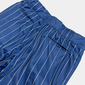 เสื้อเจอร์ซีย์เบสบอลลายทางคลาสสิกออกแบบได้ตามต้องการปักโลโก้ด้วยกระดุมเสื้อกีฬาเบสบอล - Product Image 5