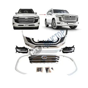 Maictop Car Accessories Facelift Front Face Bumper Body Kit For Land Cruiser Lc 300 Lc300 Low Upgrade To High Style