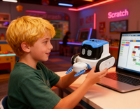 Kit de robot de codage IA ICRobot pour enfants |   Ensembles de robots programmables éducatifs STEM en ABS, version personnalisée OEM pour les écoles