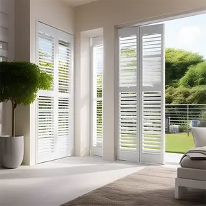 Manufacturer of Industrial Anti-UV PVC Plantation Shutters For Interior Plantation Shutters