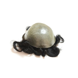 Della pelle DELL'UNITÀ di elaborazione di 8x10 pollici Toupee degli uomini Reale Parti Dei <span class=keywords><strong>Capelli</strong></span> Umani di Colore #4 Marrone Toupee Dei <span class=keywords><strong>Capelli</strong></span> Per uomini <span class=keywords><strong>Parrucche</strong></span> - Product Image 5