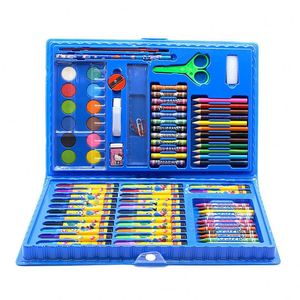 Livraison directe <span class=keywords><strong>2022</strong></span> pinceaux pour enfants 150 crayons de couleur outils de peinture fournitures d'art aquarelle stylo ensemble Kits - Product Image 3
