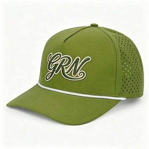 Custom 5 Panel Unisex Embroidered Snapback <b>Hat</b> Corduroy Fabric Adjustable Size Flat Bill Performance Breathable <b>Waterproof</b> 100% - Product Image 3