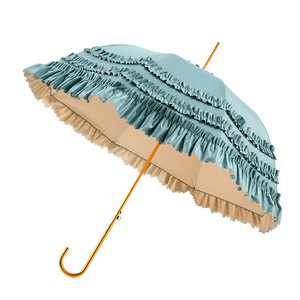 DD3780 Full Shading Princess Lolita Umbrellas Long Handle Ballet Lace Wedding Bride Celebration Marriage Parasol