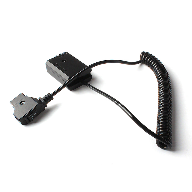 V-Mount D-Tap PW20 NP-FW50 DC Coupler Power Dummy Battery Adapter Brand New Coiled Cable for Canon A7 A7ii A7s A7r A7sii A7rii