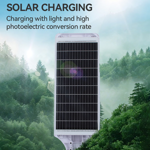 Farola <span class=keywords><strong>Solar</strong></span> LED Moderna con Sensor de Radar, Control Remoto, IP66 Impermeable, para Jardín, Parque, Carretera, 300W 400W 500W - Product Image 3