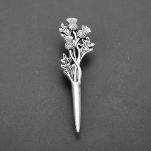 Broches Rétro <span class=keywords><strong>Viking</strong></span> pour Femme, Épingles en Alliage Plaqué Argent, Fleur Nationale Écossaise (Cardinelle), pour Corsage, Mariage, Fiançailles, Fête, Cadeau - Product Image 6