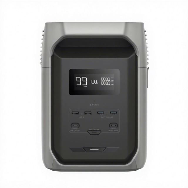 Delta 3 1500 1800w UPS Portable Power Station with Solar Generator Charging Station