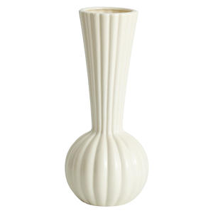 Jarrón de Cerámica Crema Moderno y Sencillo Estilo Nórdico Shumen para Flores Secas, Arreglos Florales Hidropónicos, Decoración para Sala de Estar - Product Image 5