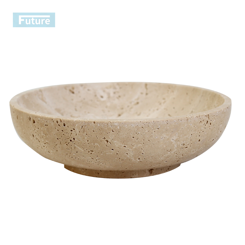 Travertino beige (D20*H6 cm)
