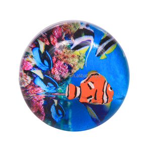 Magnete per Frigorifero Personalizzato OEM con Globo di Neve Liquido, Immagine Personalizzata, Globo d'Acqua Semicircolare, Souvenir Turistico - Product Image 6