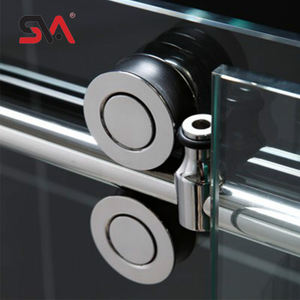 North AmericaSVA-0029B perangkat keras pintu geser, perangkat keras pintu geser, pintu kaca, sistem Roller tutup lembut, roda Pivot jalur tunggal, tanpa bingkai, hidrolik, - Product Image 1