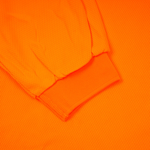 Mẫu miễn phí 100% Polyester chim mắt lưới Hi VIS an toàn Polo UV bảo vệ UPF 40 + cam Logo ANSI Lớp 2 En ISO 20471 Lớp 2 - Product Image 3