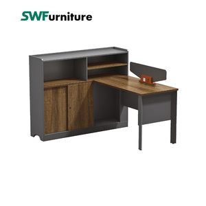 Trading Staff <b>Workstation</b>: Modern Luxury Single <b>Office</b> Desk with European Minimalist Design - Product Image 1