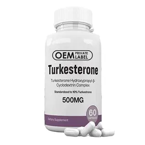 OEM/ODM Vegetarian Turkesterone Capsules 40% Turkesterone Cyclodextrin Complex Cyclodextrin For Enhanced Bioavailability