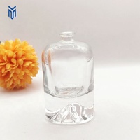 Flacon de parfum en verre personnalisé de 50 ml, cylindrique, à fond épais, en bois, flacon de parfum marocain