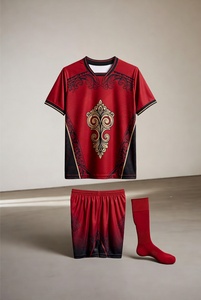 Uniforme de football d'hiver SPANT de haute qualité, 100% coton, léger, séchage rapide, col en V, manches longues, logo imprimé par transfert thermique sur le devant - Product Image 1