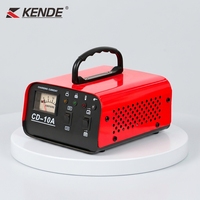 Chargeur de batterie de voiture portable Kende 2026, nouveau système 6V 12V AGM GEL pour utilisation en extérieur