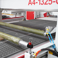Machine de gravure sur bois de haute qualité garantie, routeur CNC 1325 1530 2030 2050, routeur CNC 3 axes avec changeur d'outils automatique