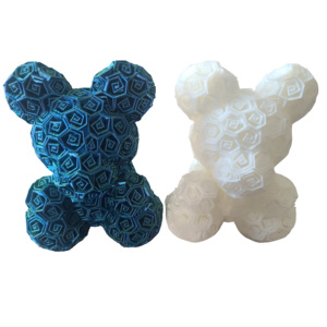Cute Rose Bear 3D Printed Design FDM <strong>Prototype</strong> Plastic DIY <strong>Toys</strong> New Design Machining Services for Birthday Gift - Product Image 6
