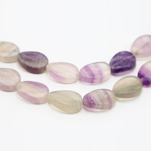 Mode Perles De <span class=keywords><strong>Fluorite</strong></span> 13x18mm <span class=keywords><strong>Violet</strong></span> Larme BRICOLAGE Fabrication De Bijoux En Vrac Perles - Product Image 4