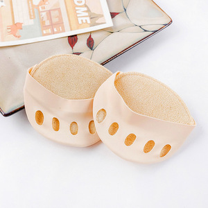 Calzini a spazzola con cuscino sull'avampiede tacco alto da donna estivi traspiranti sottili in seta di ghiaccio senza cuciture ovunque a cinque piedi mezzo palmo uno - Product Image 6
